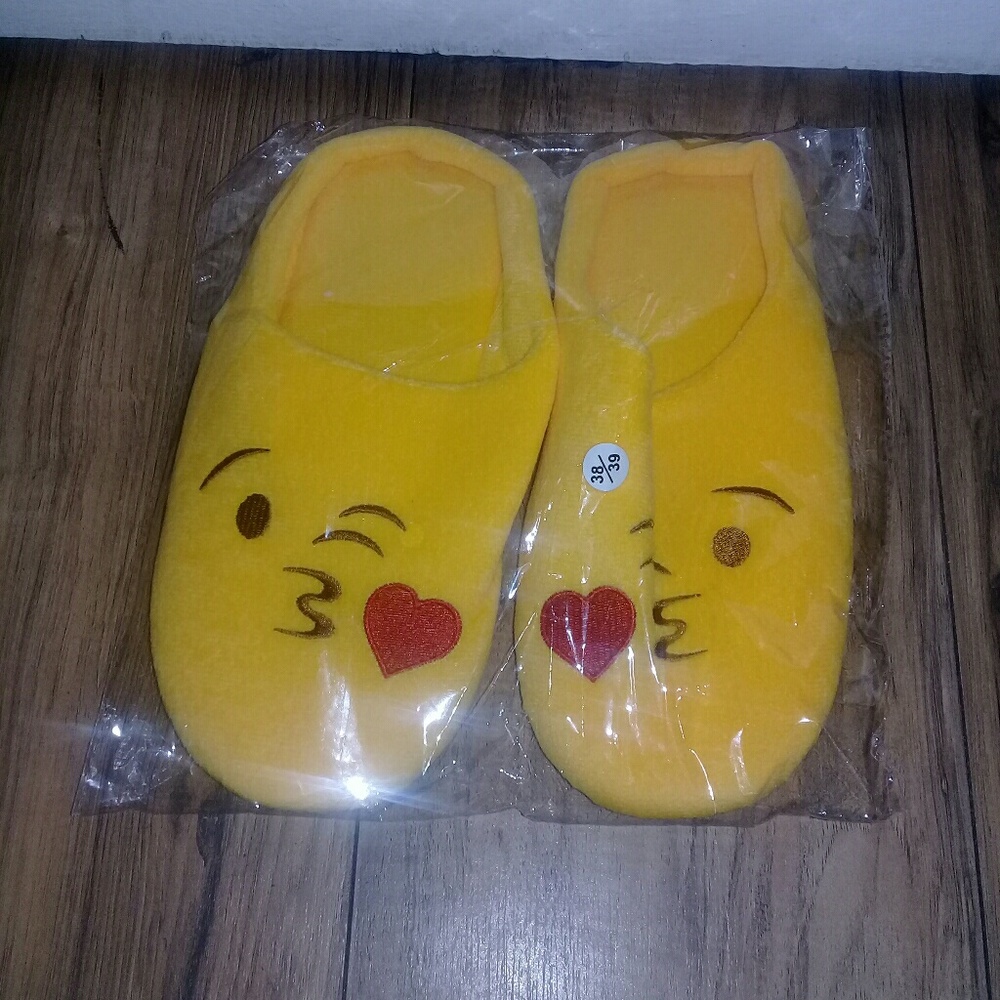 Smiley face slipper's